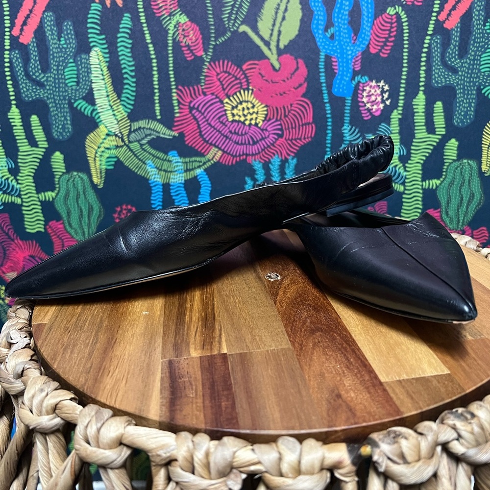 Black Leather Women's Shoes